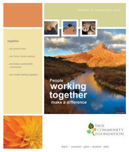 Taphorn Design - Taos Community Foundation Report